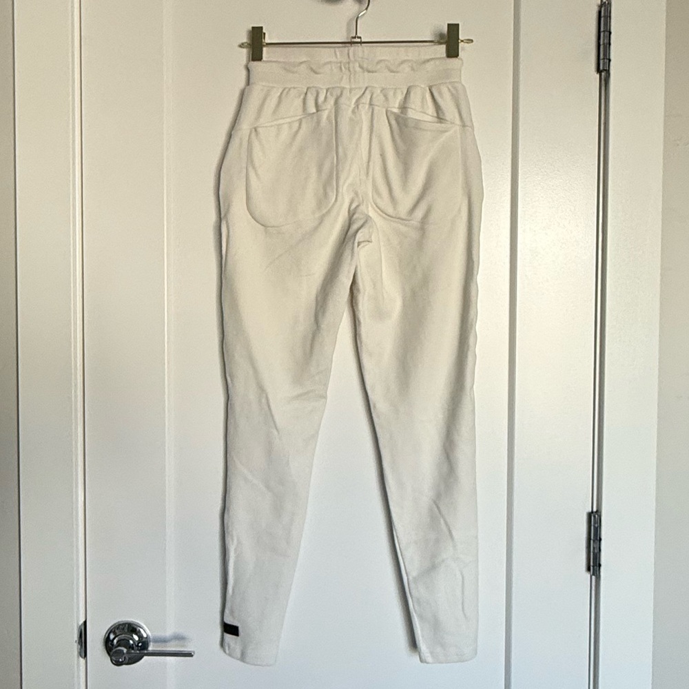 Alphalete White Track Pants